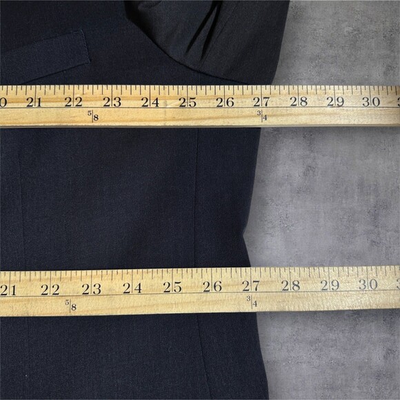 PRONTO UOMO Mens Blazer 54L WOOL Charcoal Gray Sport Coat 2-Button Jacket Suits - Picture 10 of 12